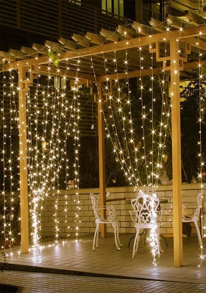 Cadena de luces decorativa impermeable con 300 luces leds