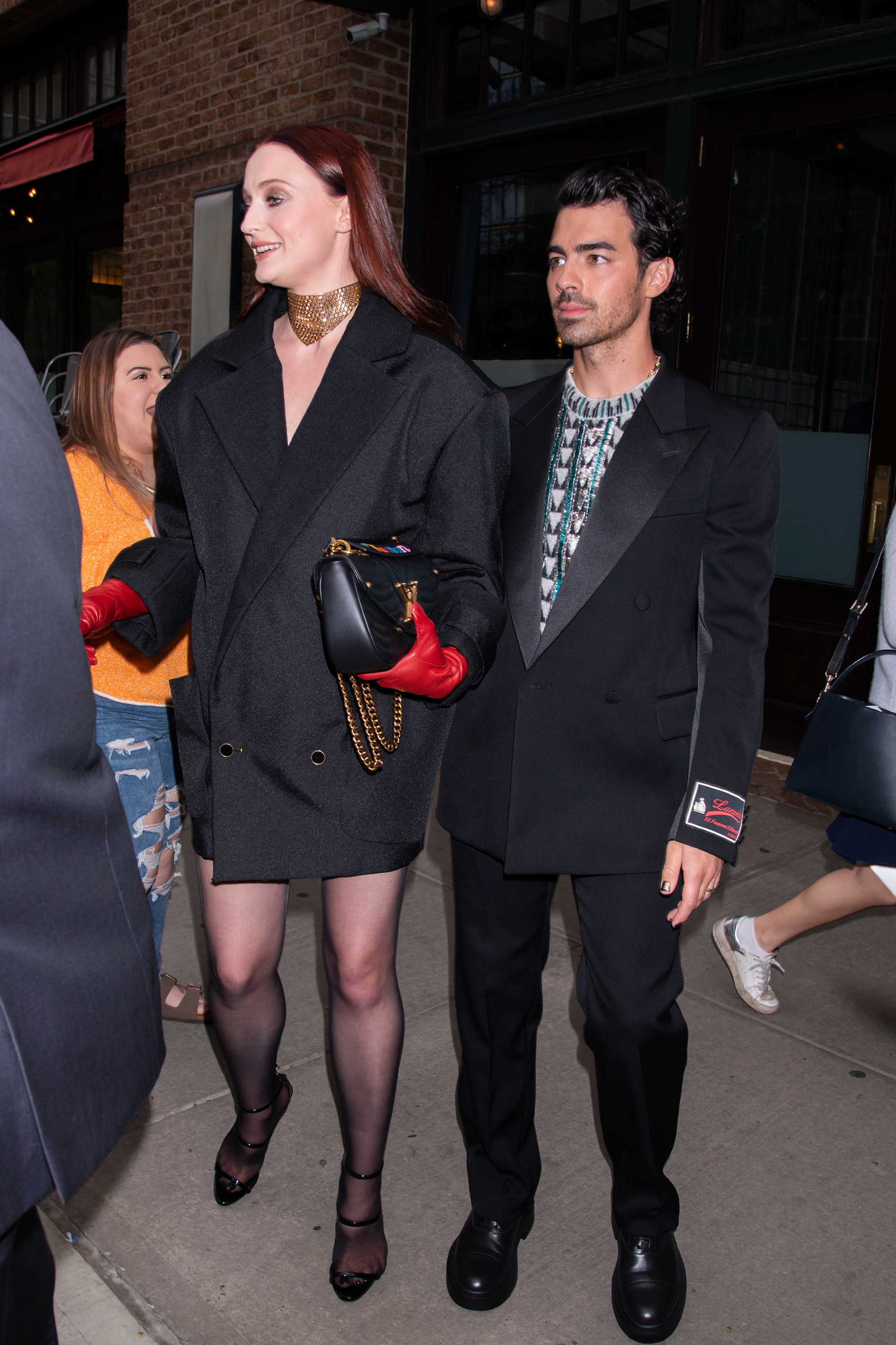 Sophie and Joe on the street