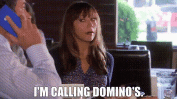 Ann from Parks &amp; Rec saying &quot;I&#x27;m calling Domino&#x27;s&quot;