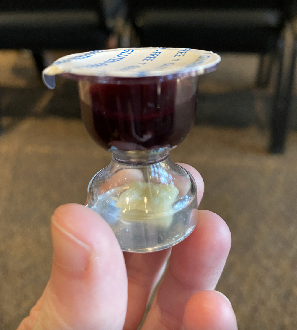 A self-serve communion kit