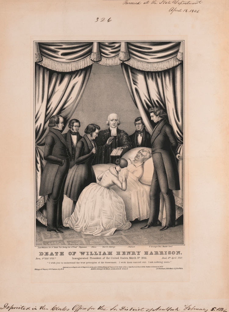 &quot;Death of William Henry Harrison.&quot;