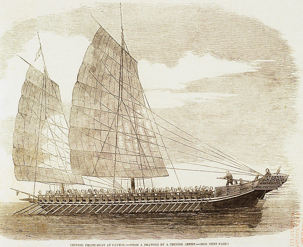A sketch of an old ship