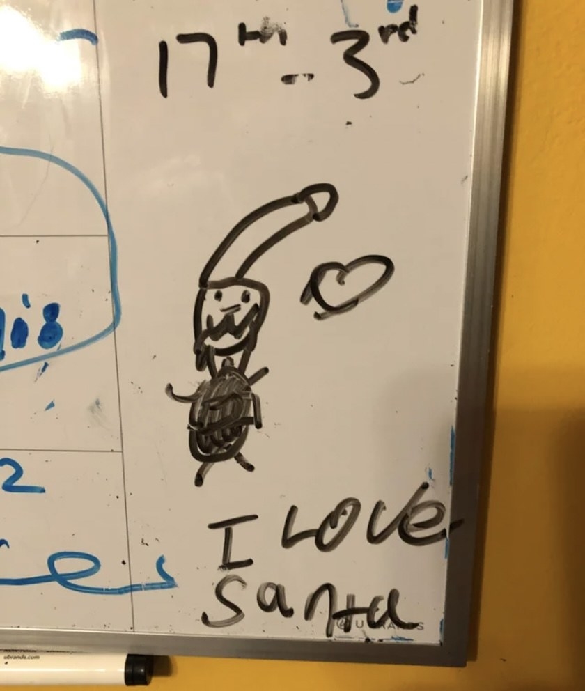 Santa with a penis hat