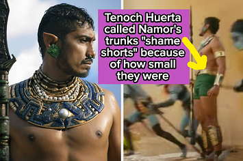 Tenoch韦尔塔叫Namor树干“耻辱短裤”,因为他们是多么小