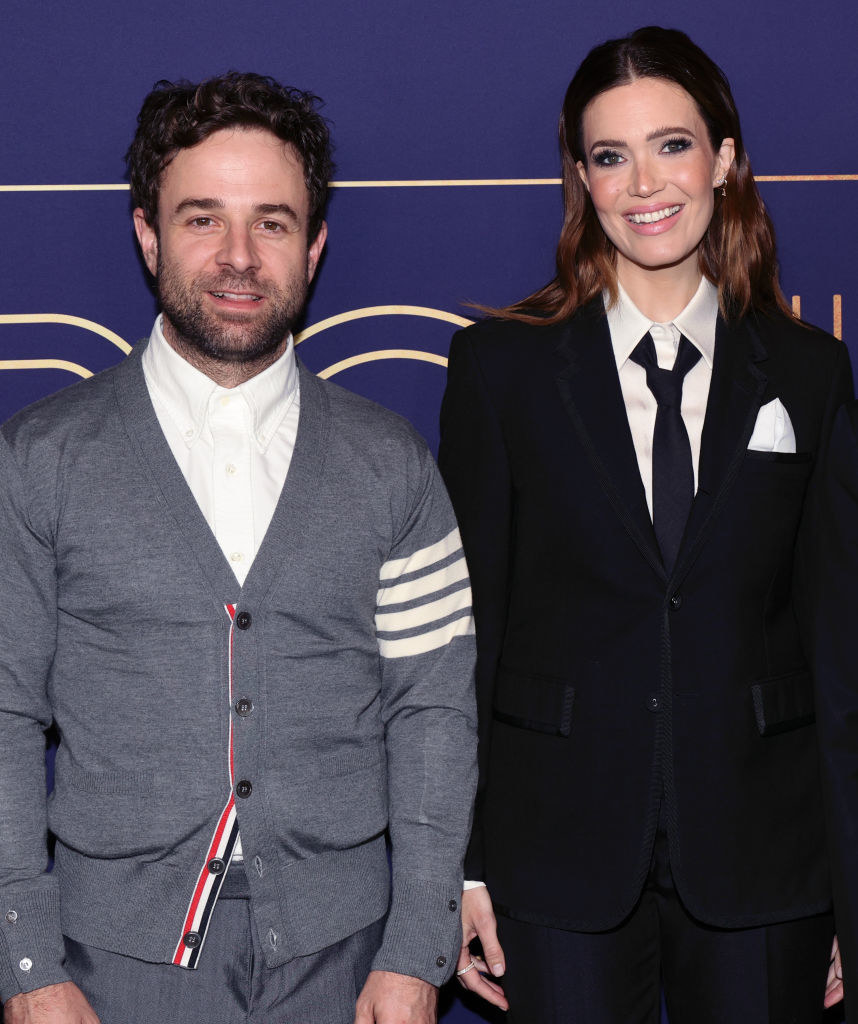 Taylor Goldsmith and Mandy Moore at an event