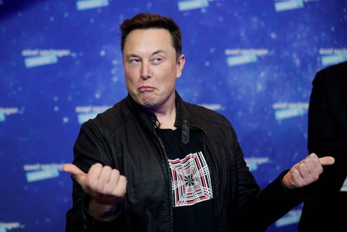 closeup of Elon