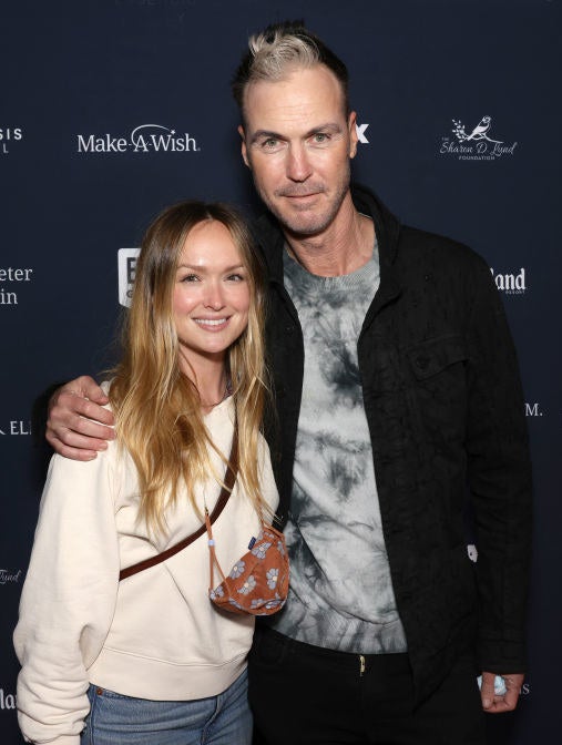 Kaylee DeFer and Michael Fitzpatrick smiling at an event
