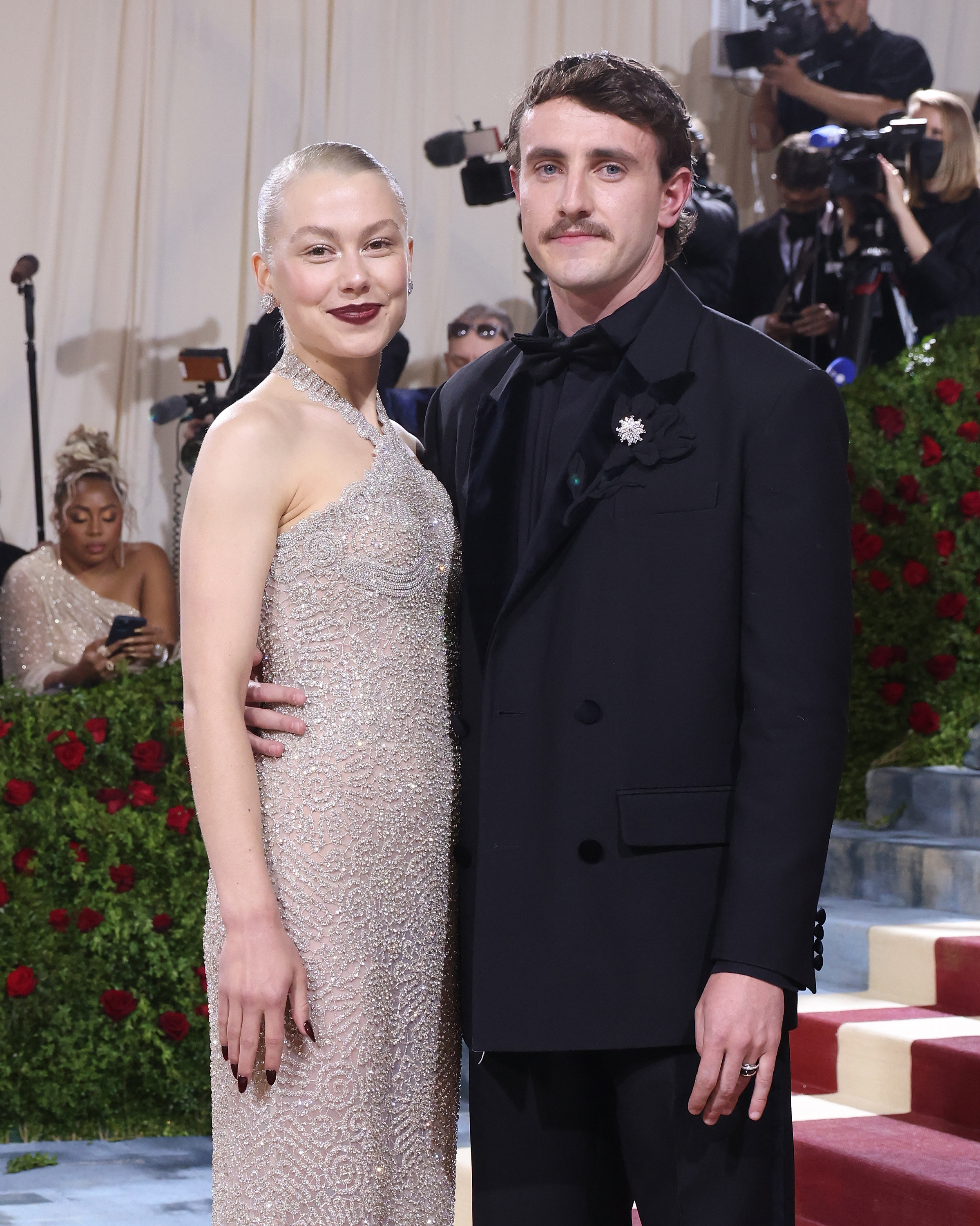 Phoebe Bridgers and Paul Mescal at a formal event