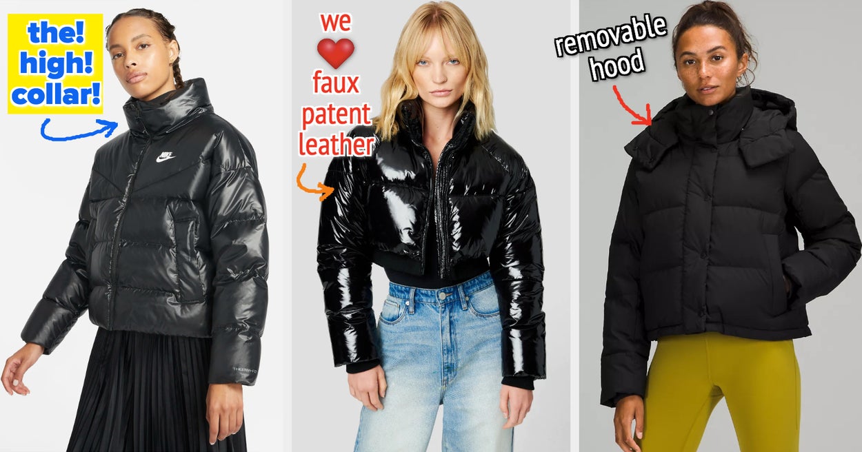 boutique, Jackets & Coats, Black Cropped Puffer Vest