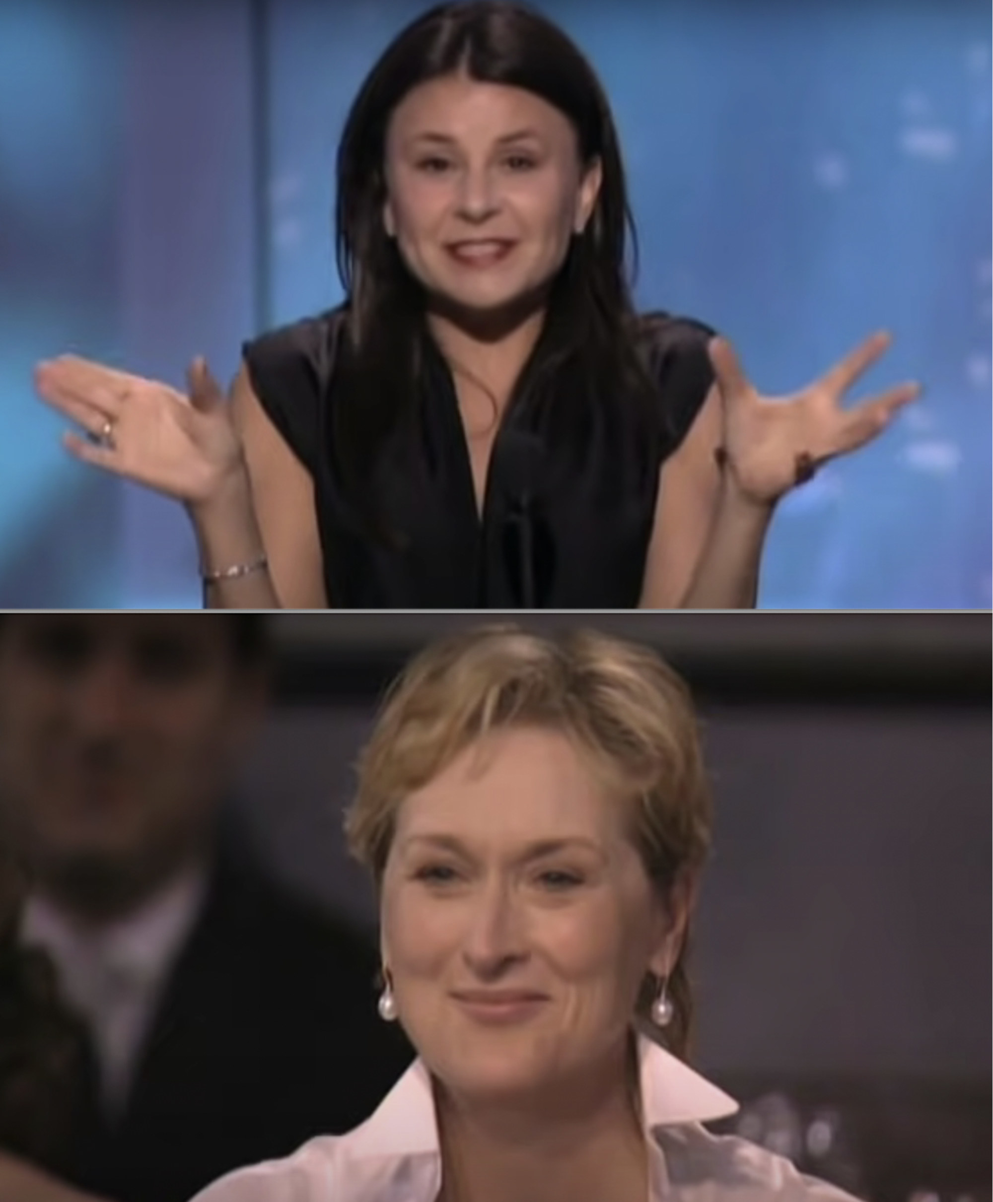 Tracey and Meryl at the AFI Lifetime Achievement Awards