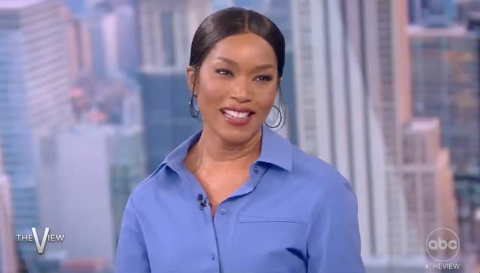 Angela Bassett on &quot;The View&quot; in 2022