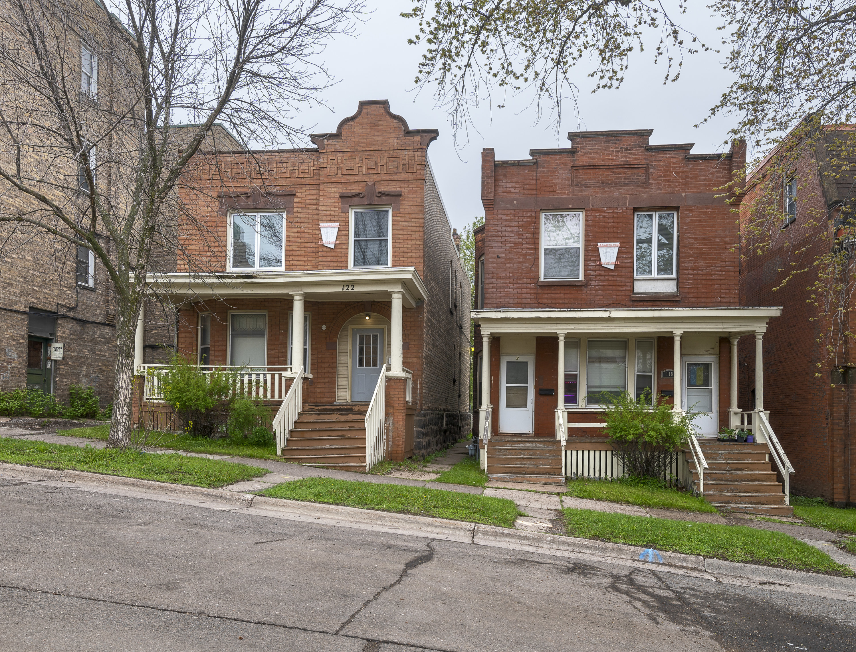 Historic duplexes in the Midwest