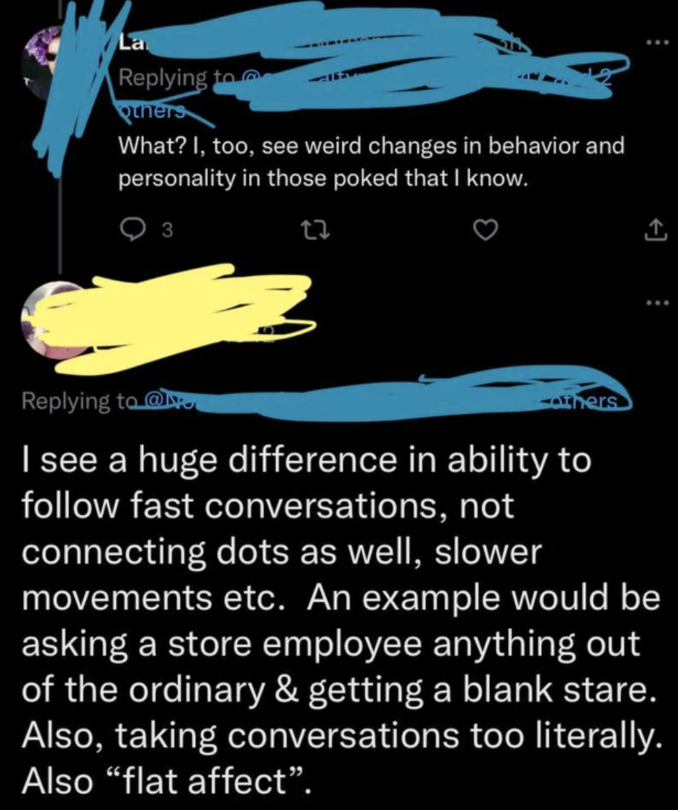 &quot;Also, taking conversations too literally. Also &#x27;flat affect.&#x27;&quot;