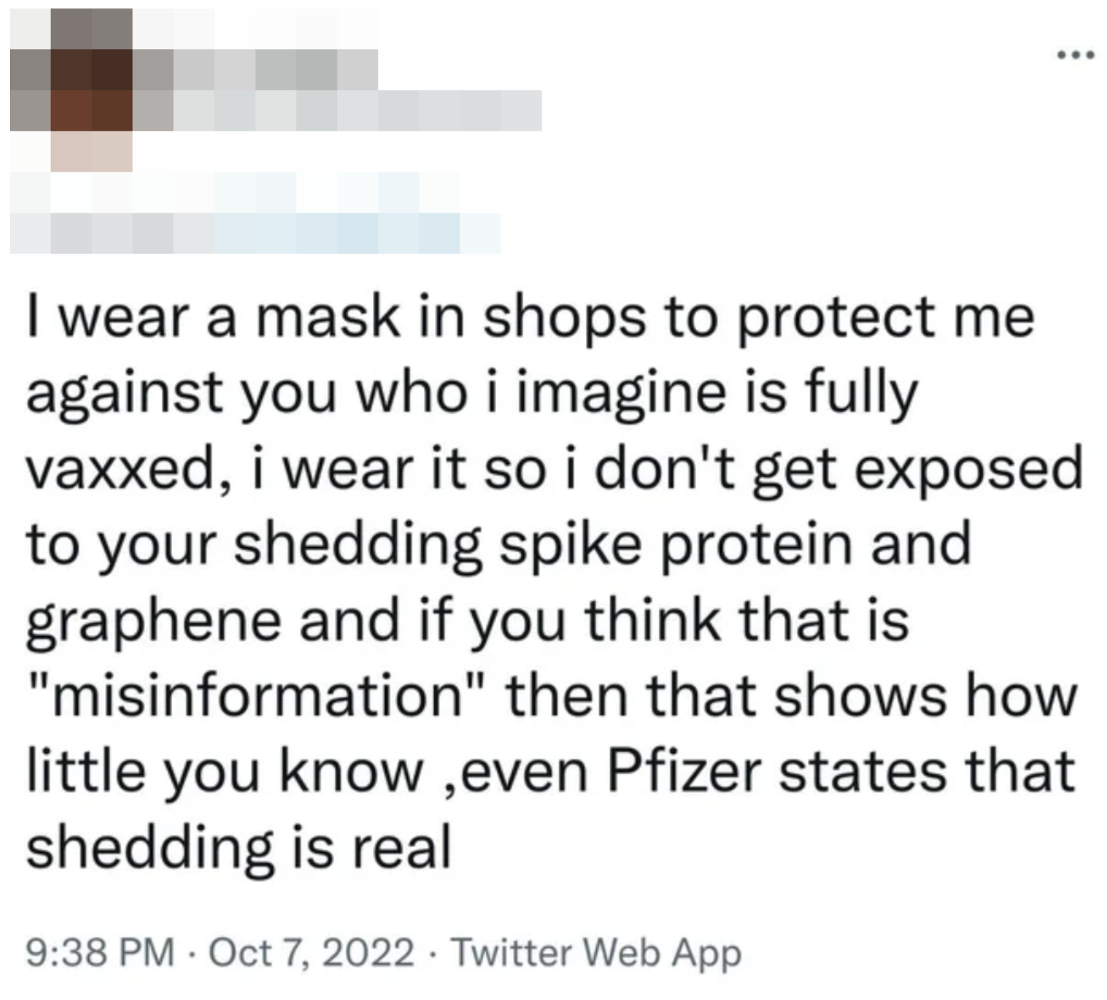 &quot;even Pfizer states that shedding is real&quot;