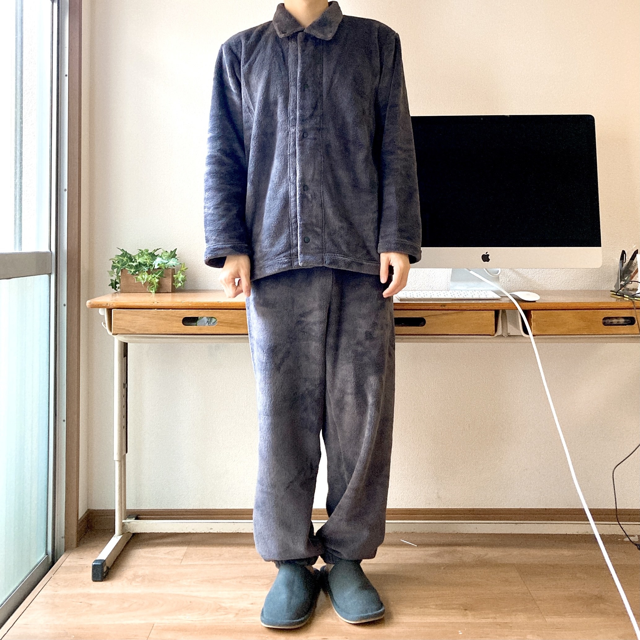 無印良品のオススメファッションアイテム「着る毛布 パジャマ」