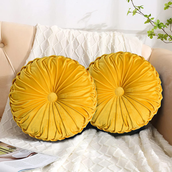 Two yellow pillows