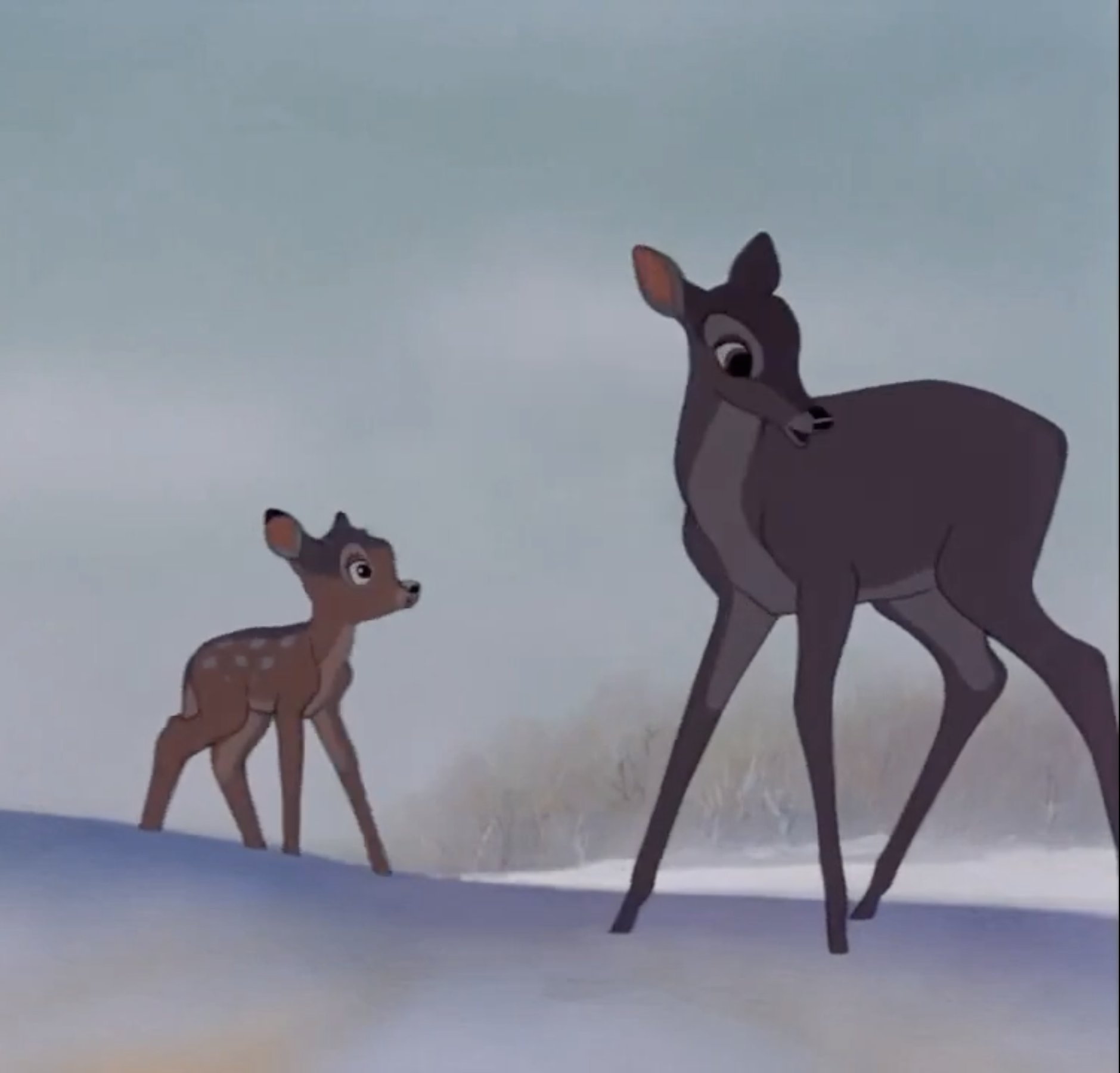 Bambi and his mom