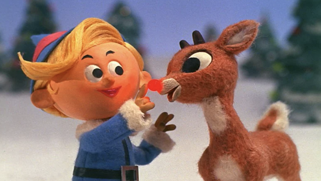 Rudolph with a little boy