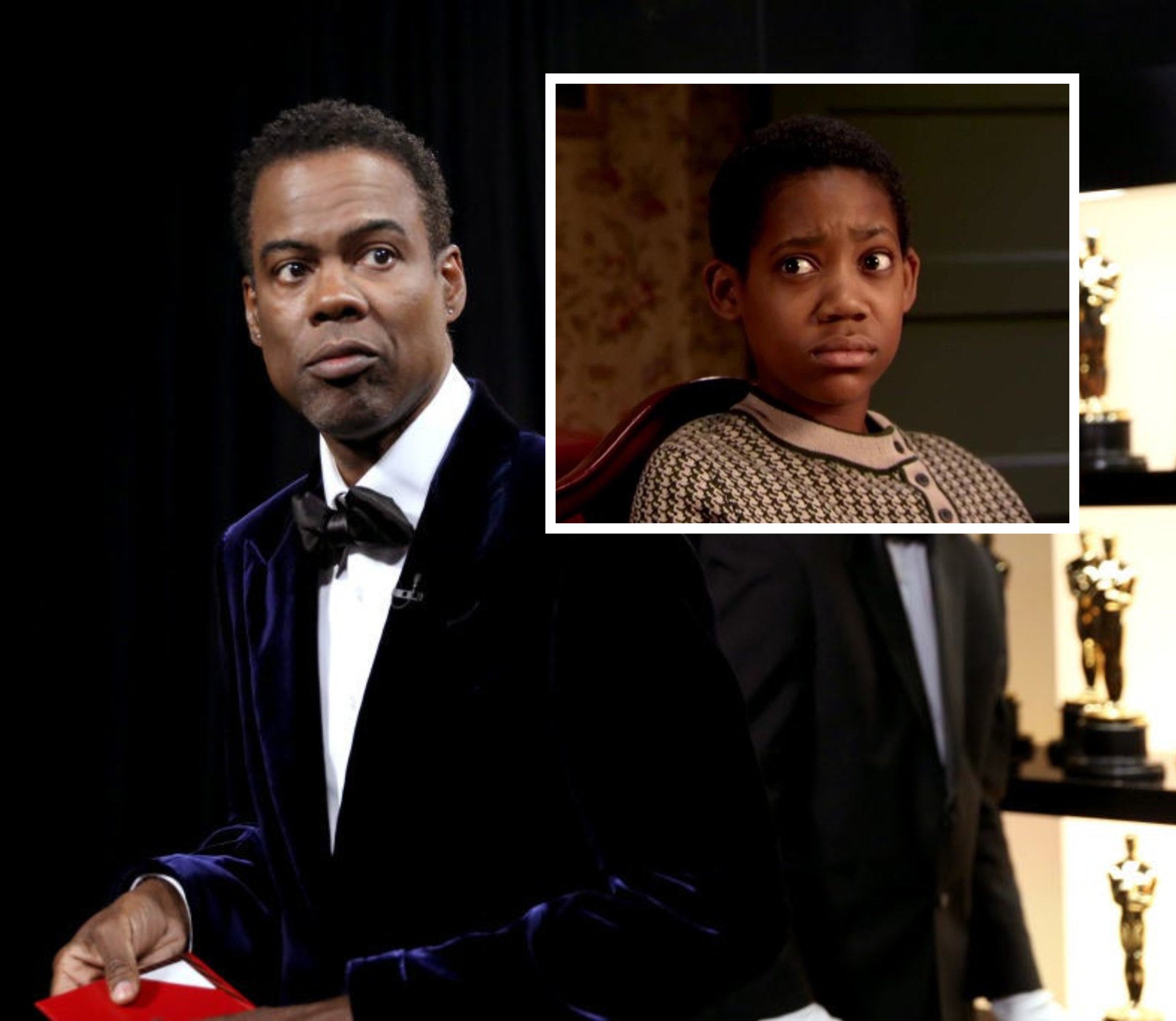 chris rock (insert) tyler james williams as chris rock in &quot;everybody hates chris&quot;