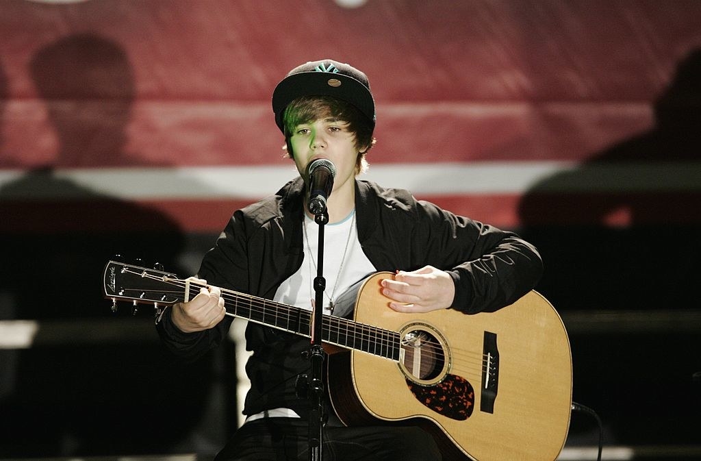 Justin Bieber onstage