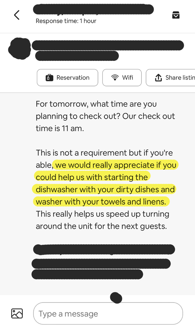 Screenshots Of Ridiculous Airbnb Fees And Chores - 54