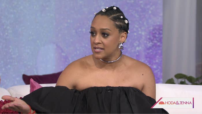 Tia talking on the Today show
