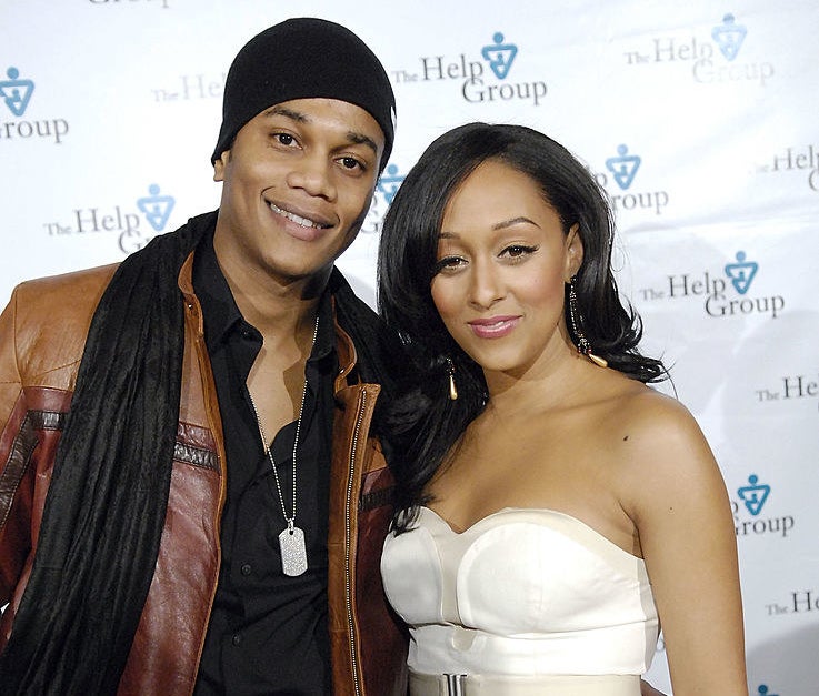 Cory Hardrict and Tia Mowry at an event