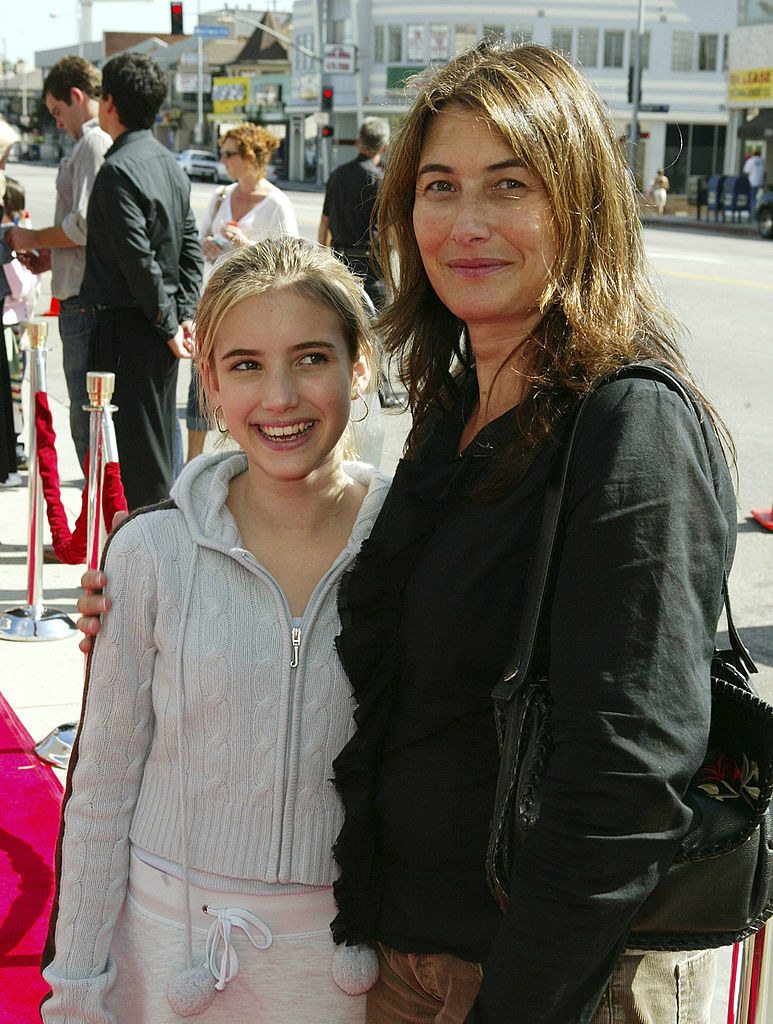 young emma and her mother