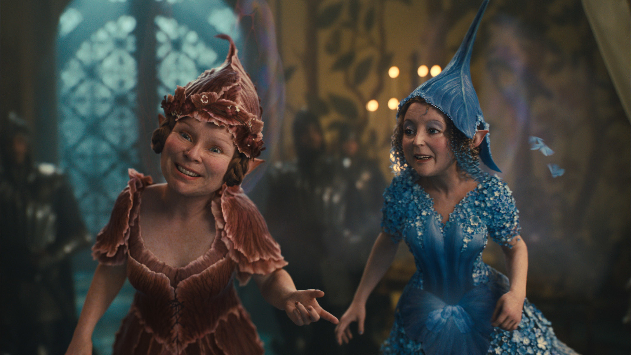 Imelda Staunton and Lesley Manville in Maleficent