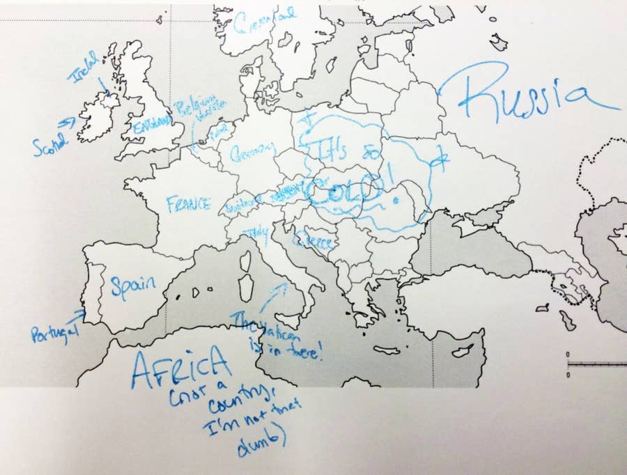 Americans Try To Place European Countries On A Map