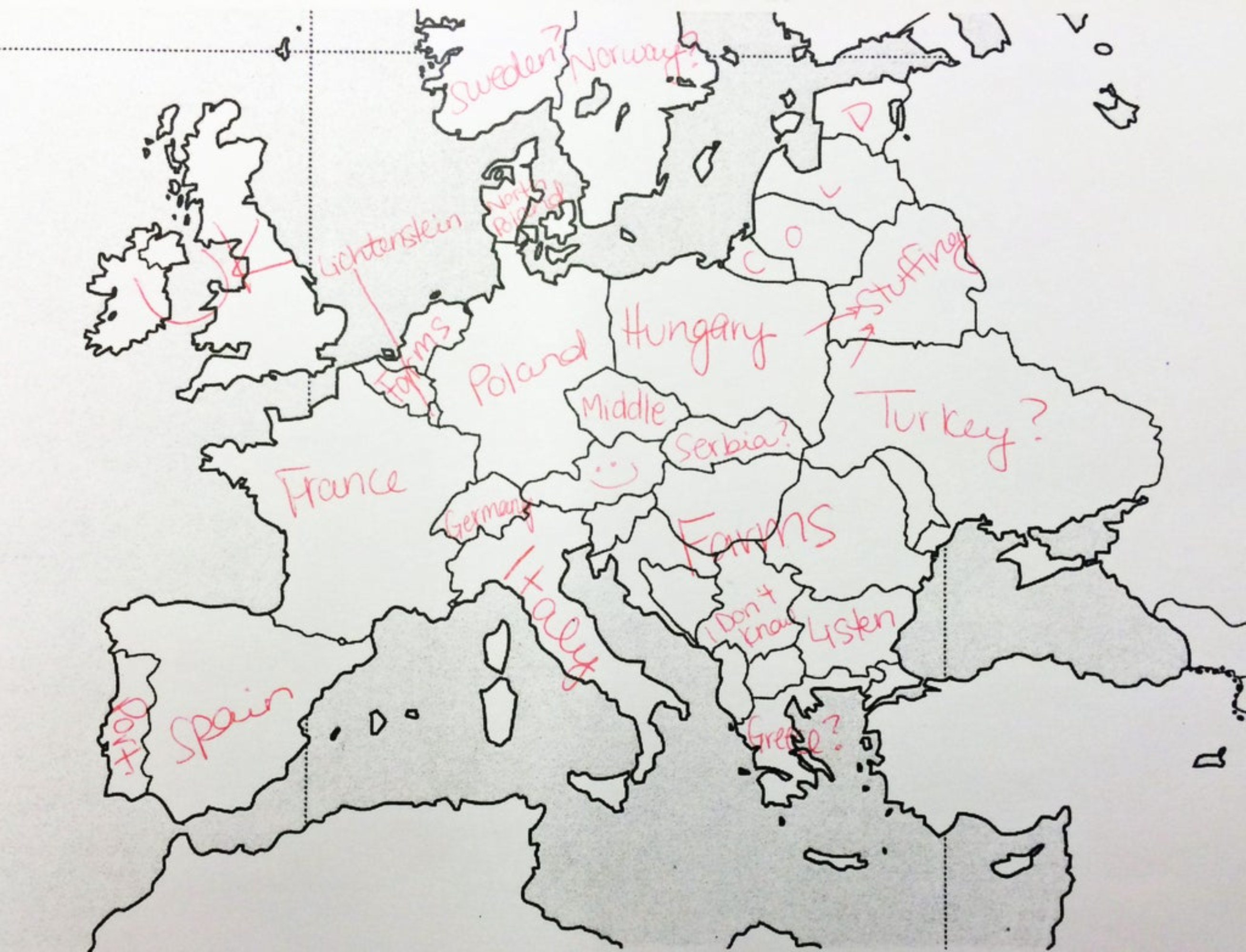 world war 2 europe map blank