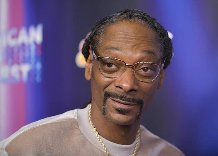 closeup of snoop dogg