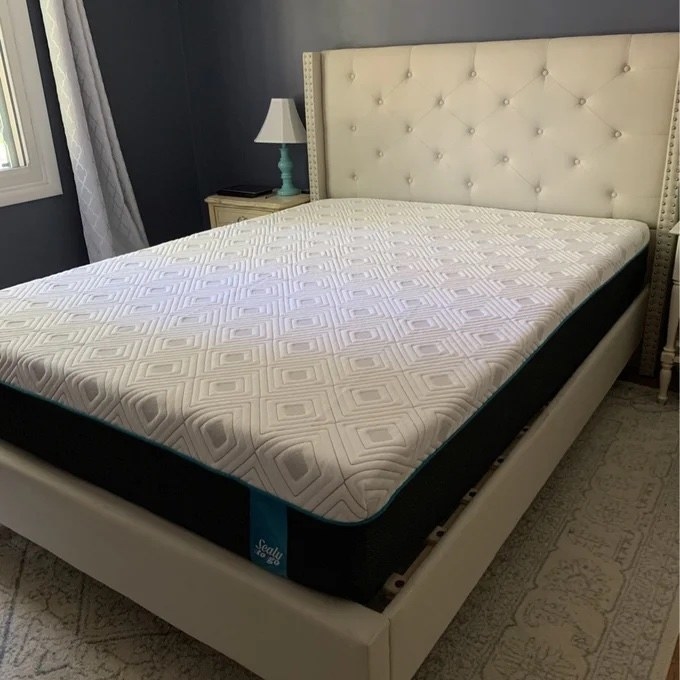 a reviewer photo of the mattress