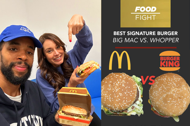 We Tried McDonald's Big Mac Vs. Burger King's Whopper