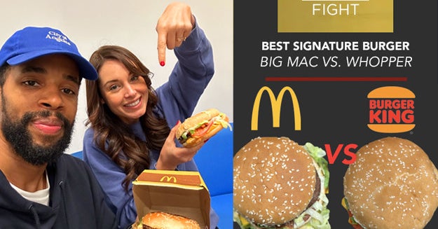 We Tried McDonald's Big Mac Vs. Burger King's Whopper