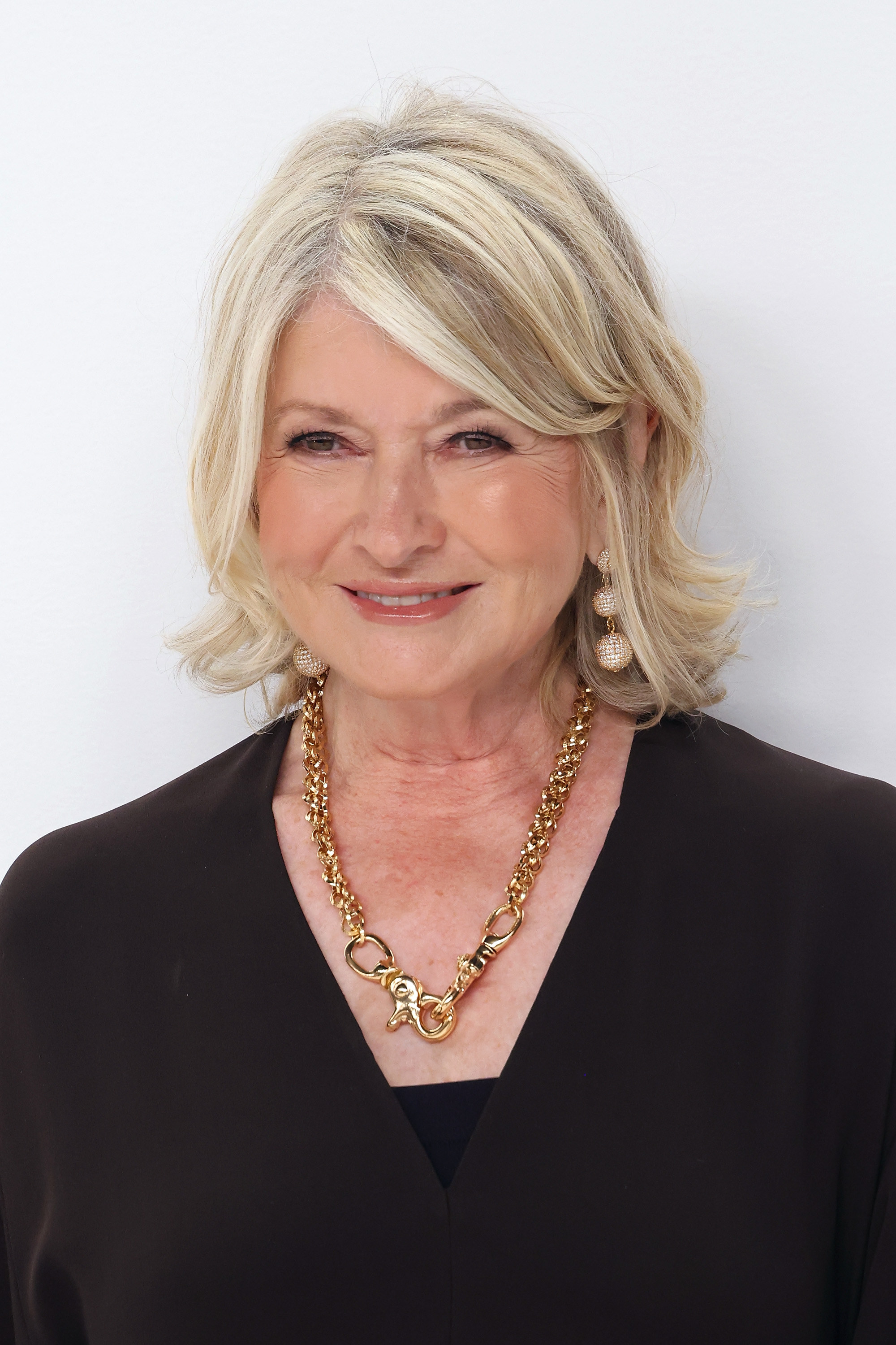 closeup of Martha Stewart smiling