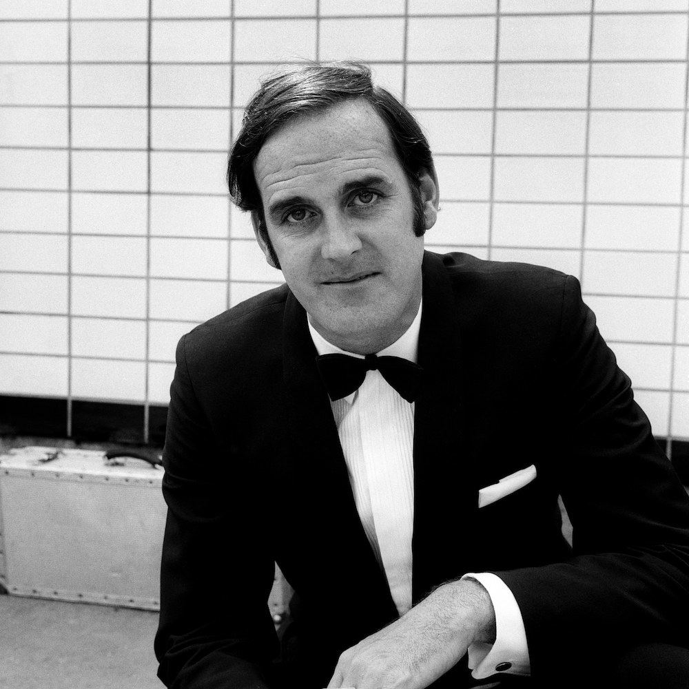 young John Cleese in a tux