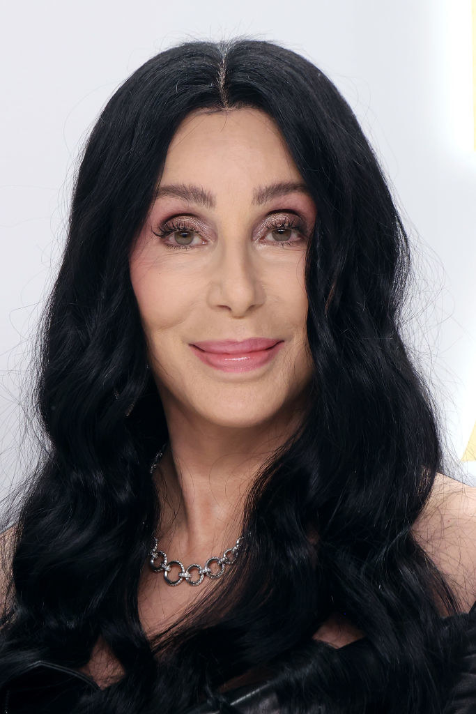 closeup of Cher smiling
