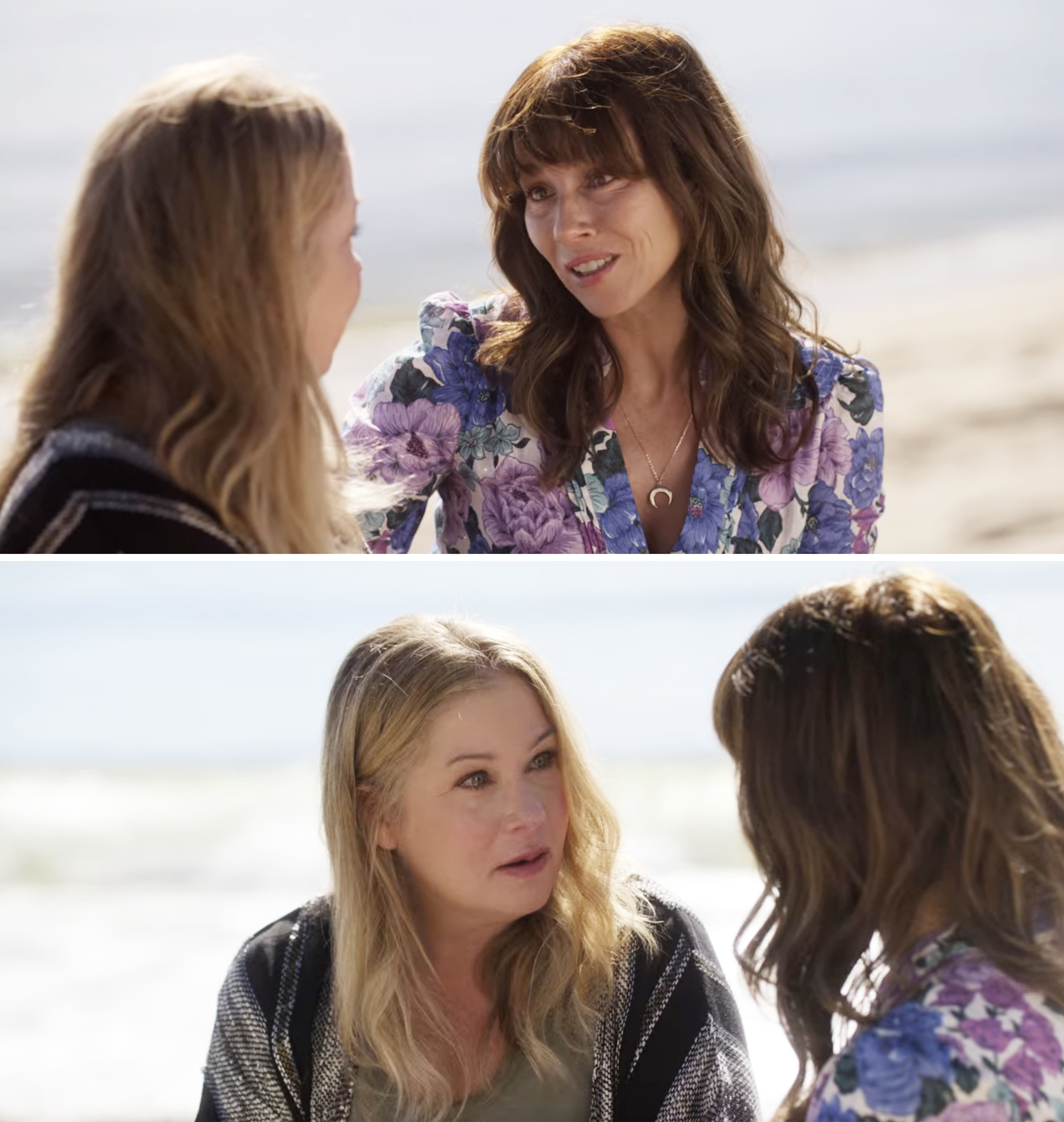 Jen and Judy at the beach