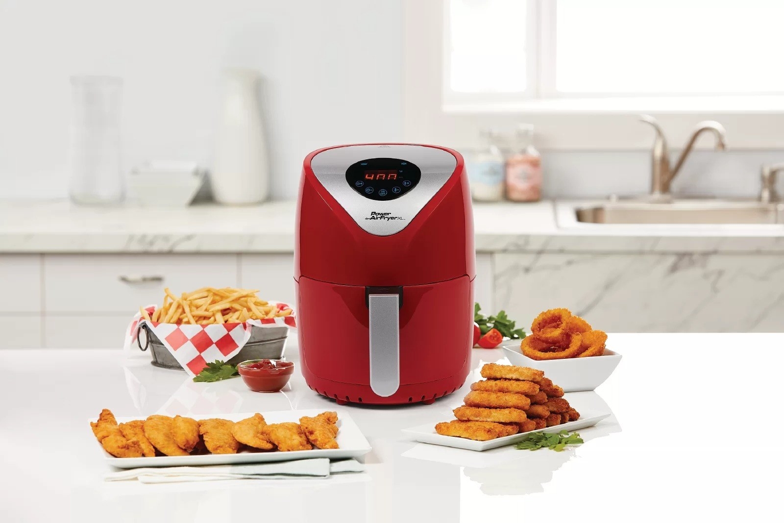 the red air fryer