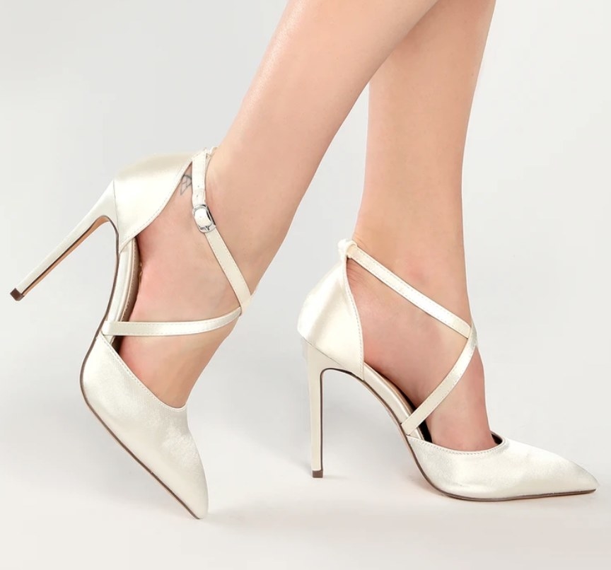 the white heels