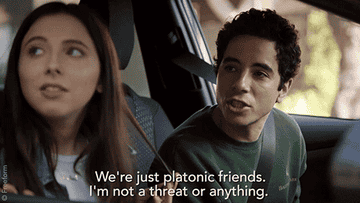 &quot;We&#x27;re just platonic friends. It&#x27;s not a threat or anything.&quot;