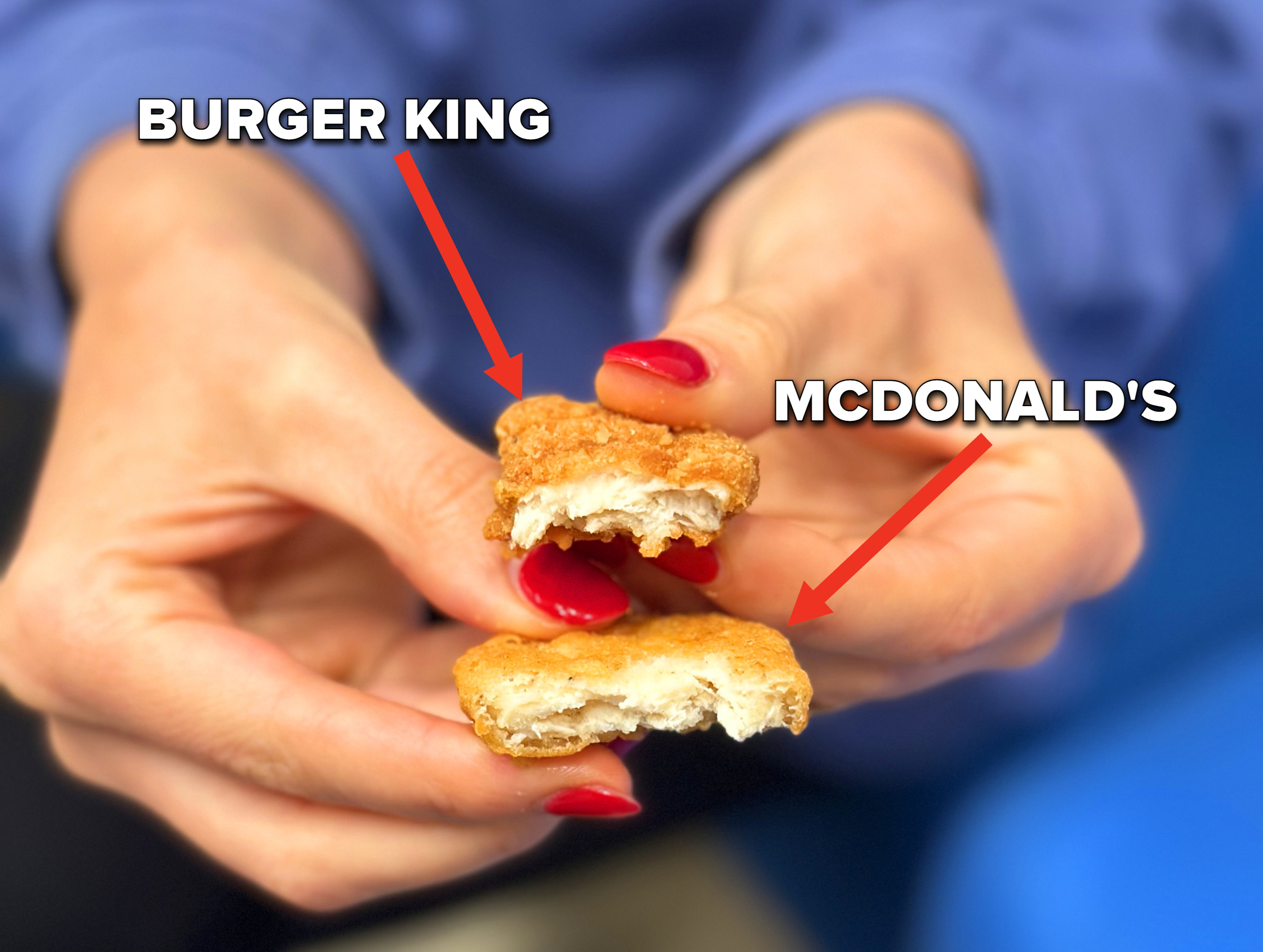 Comparing Burger King and McDonald&#x27;s nuggets