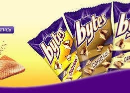 Three packets of Cadbury Bytes