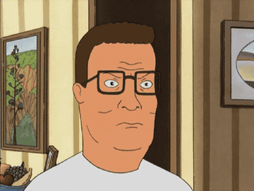 a mad hank hill on &quot;king of the hill&quot;
