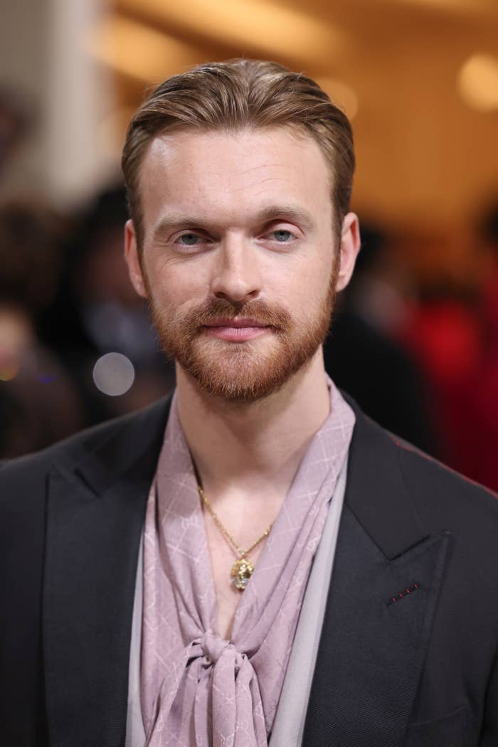 closeup of finneas