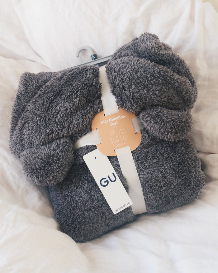 GU】こりゃ、たまらん！ふわもこの「クマさんパジャマ」かわいすぎて毎日こればっか着てるよ！