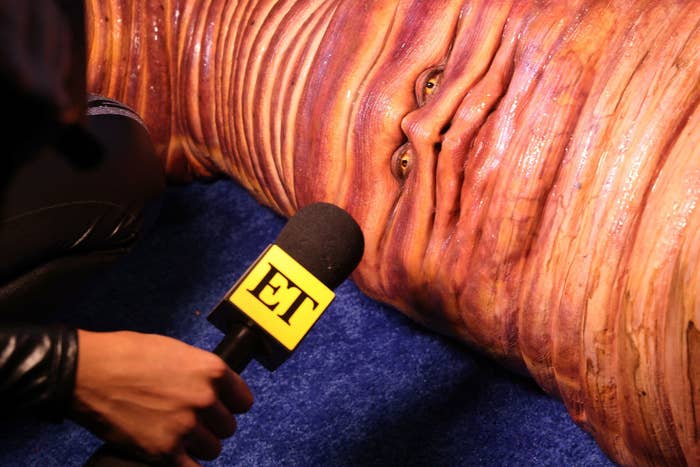 HeidiKlum being interviewed as a worm last year still feels like a fe