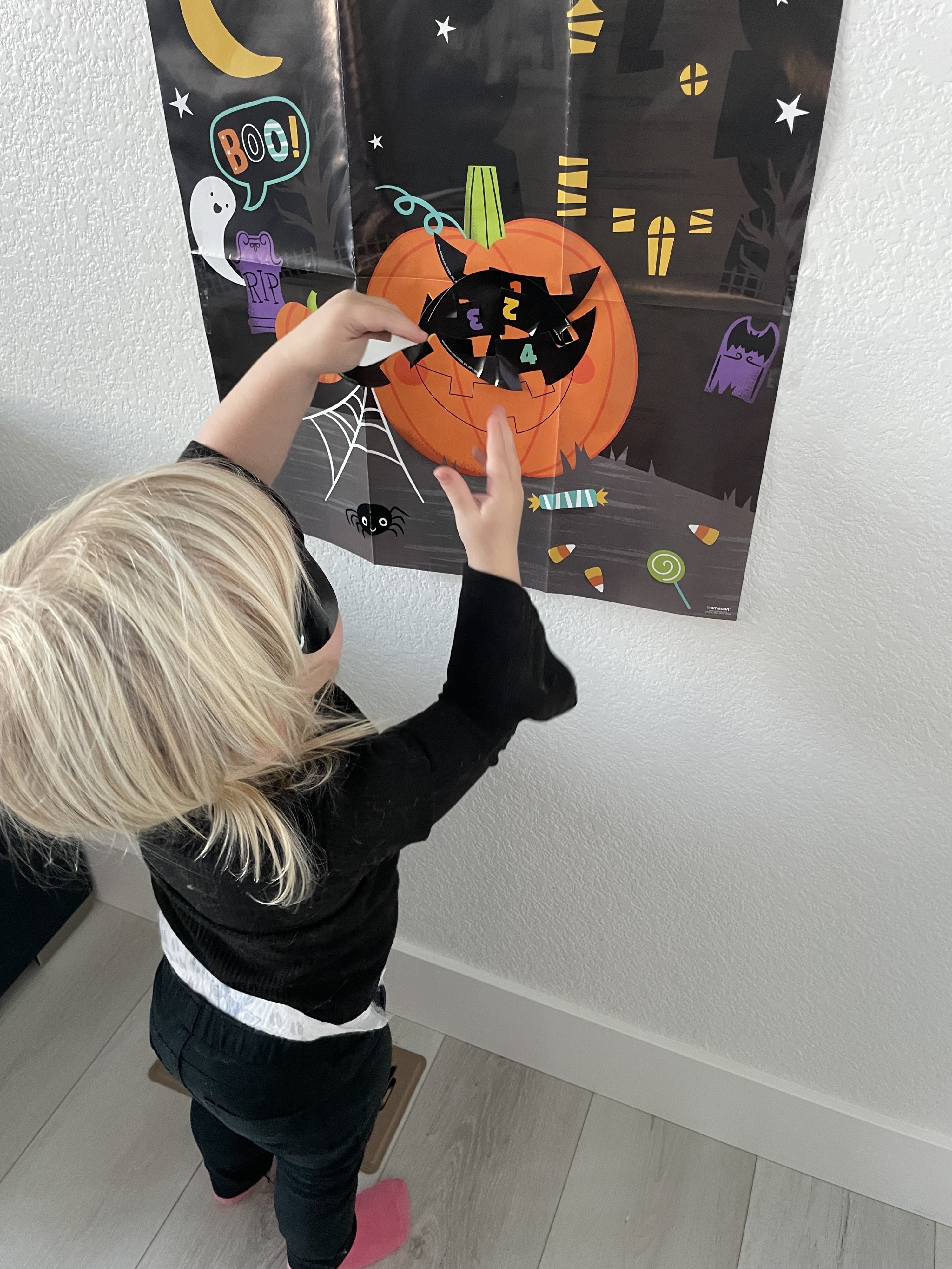 The author&#x27;s kid playing a game