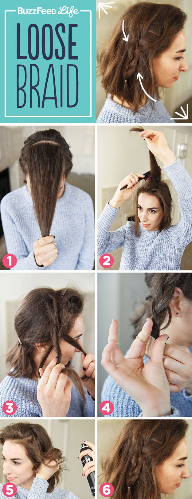 quick and easy hairstyles for medium hair step by step